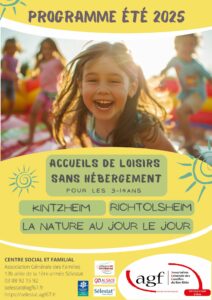 Accueils de Loisirs Sans Hébergement été 2025